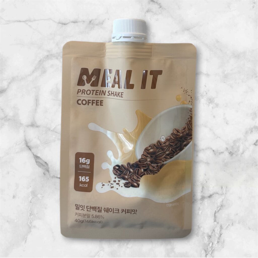 韓国オンライン免税店で購入したプロテインシェイク「ミルイット」