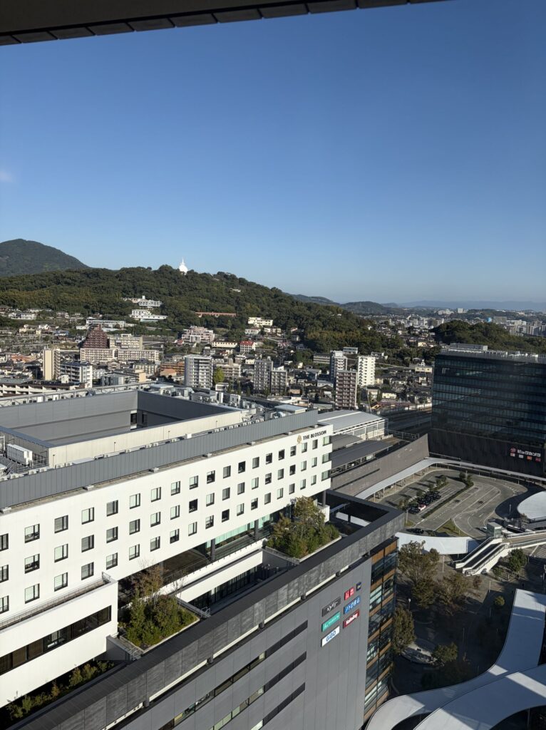 東横イン熊本駅前26階からの景色②