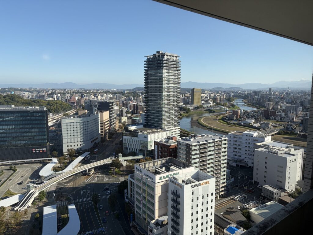 東横イン熊本駅前26階からの景色①